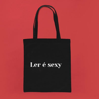 Sacola Preta Amora Ler  Sexy